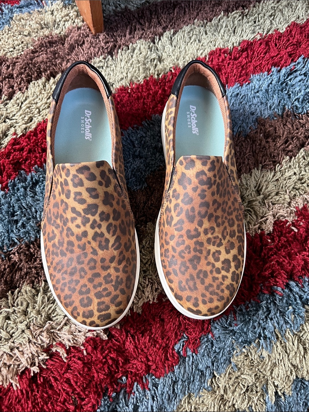 Dr. Scholl's Madison Cloud Leopard Print Slip-On Sneakers